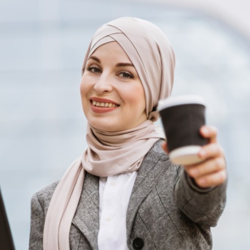 White Islamic Hijab – Elegant, Modest & Timeless - Image 2